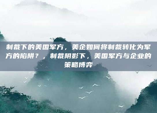 制裁下的美国军方，美企如何将制裁转化为军方的陷阱？，制裁阴影下，美国军方与企业的策略博弈