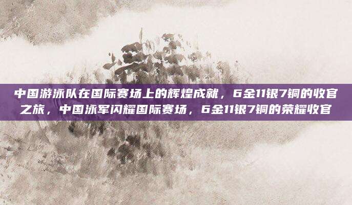 中国游泳队在国际赛场上的辉煌成就，6金11银7铜的收官之旅，中国泳军闪耀国际赛场，6金11银7铜的荣耀收官